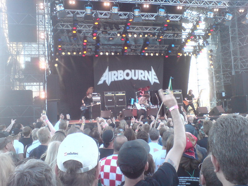 Airbourne på Sweden-Stage, Meyersystem men osäker på vilket, MICA/MILO?