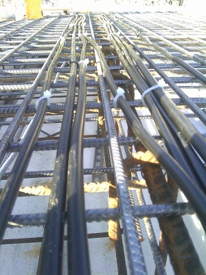 Lite kabel till hörselslingan.