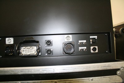 Baksidan av DJ-bänken